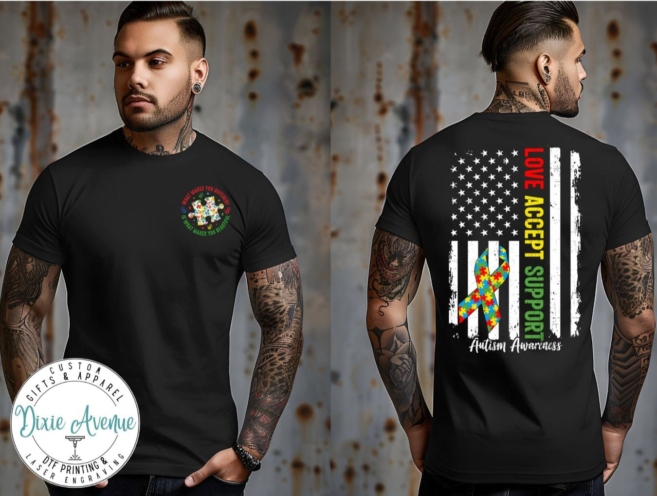 Autism Awareness and Acceptance Shirts
